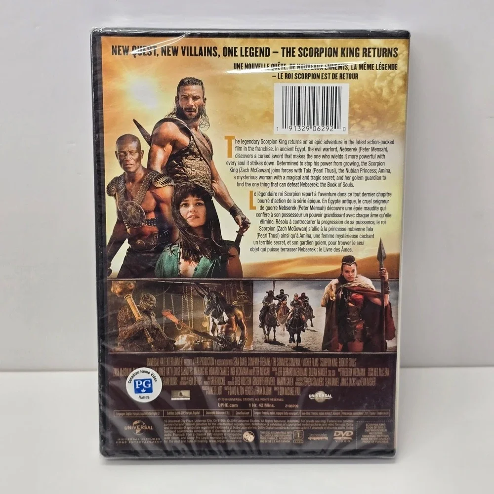 Scorpion Book of Souls DVD 2018 Zach McGowan Peter Mensah Action Adventure - Picture 2 of 4
